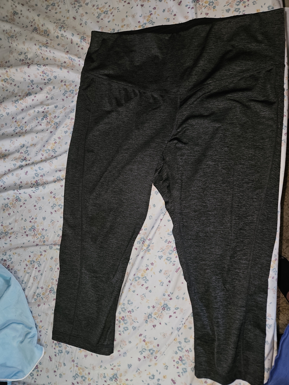 Gray Athletic Capri Leggings